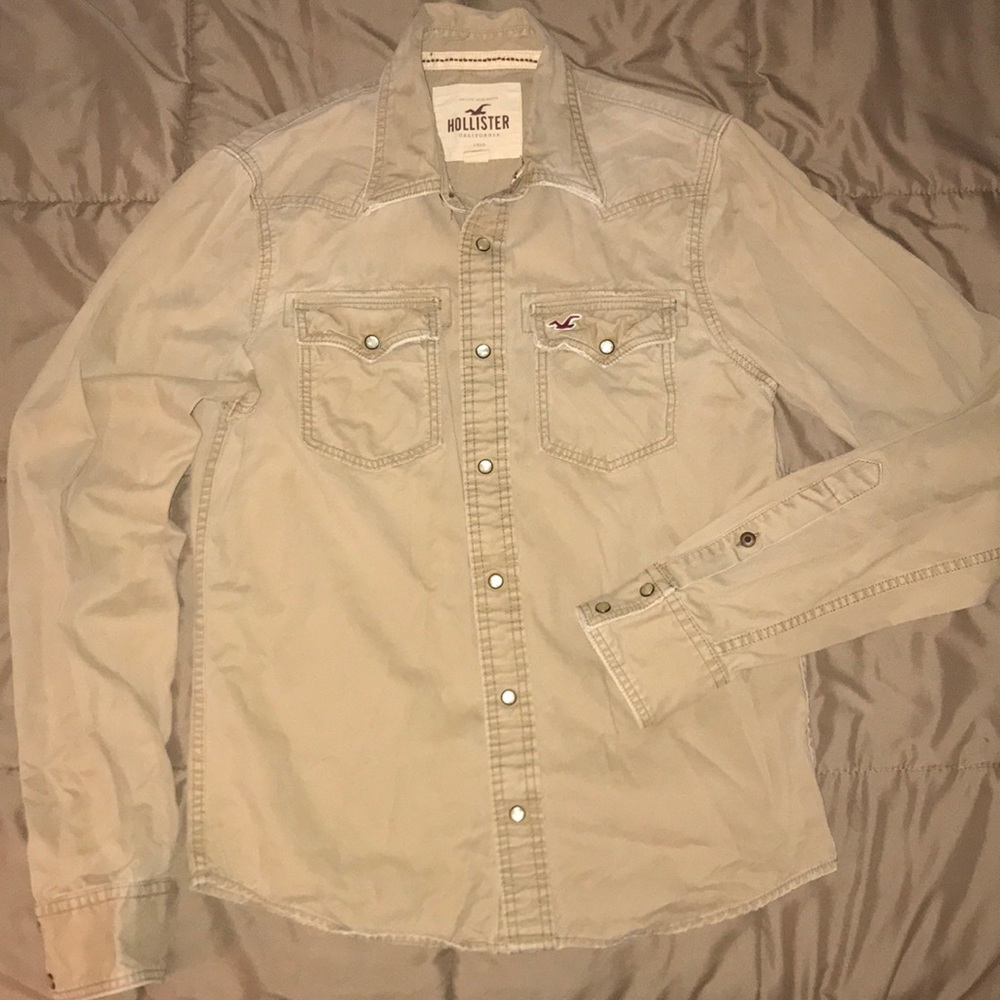 Hollister Casual Button Down Shirt 100% cotton